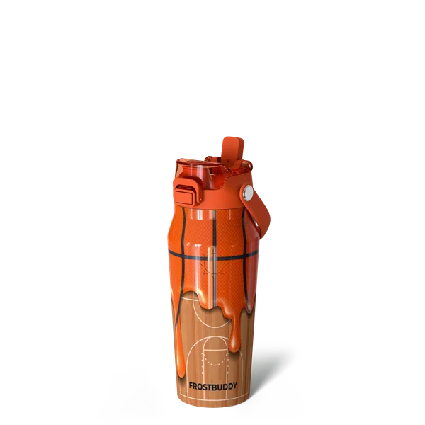 Bottle Buddy 16oz, Basketball Drip