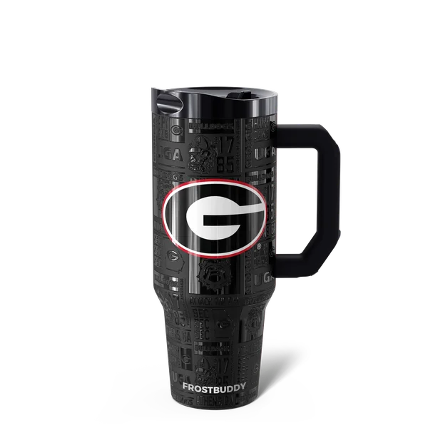 Thicc Buddy 40oz - Georgia Bulldogs, Legacy — thicc40-georgia3dblack-one