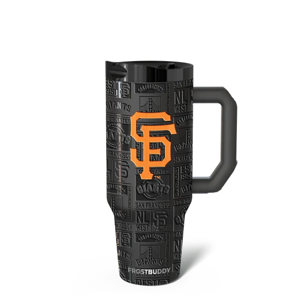 Thicc Buddy 40oz, San Francisco Giants, Legacy — thicc40-black-mlb-giants3d-one