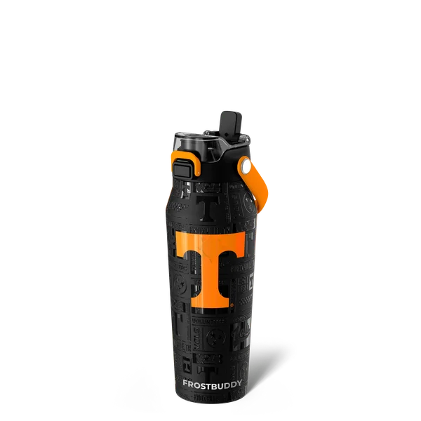 Bottle Buddy 24oz, Tennessee Volunteers, Legacy — bottle24-tennessee3dblack