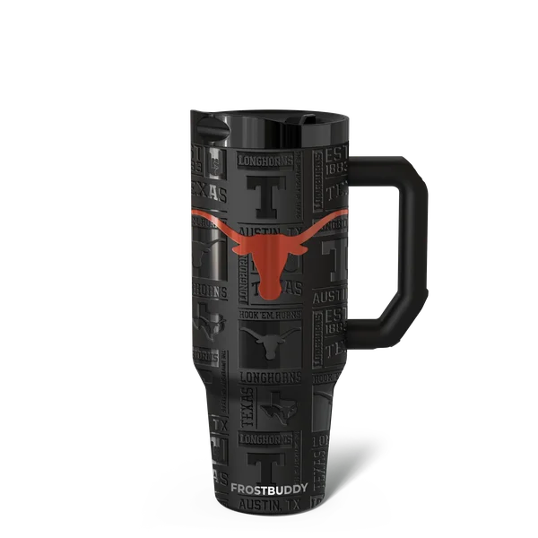 Thicc Buddy 40oz - Texas Longhorns, Legacy — thicc40-texas3dblack-one