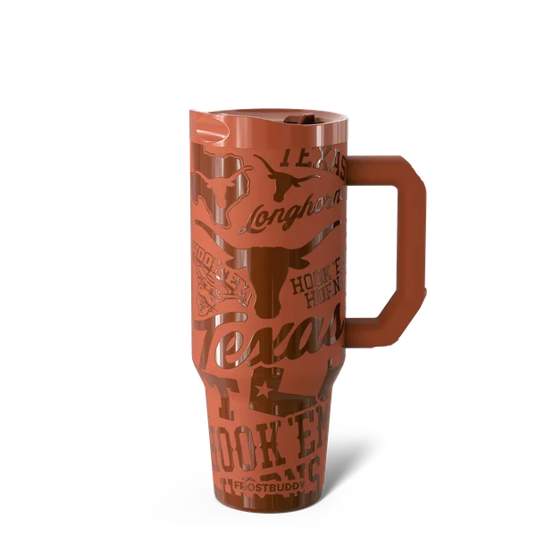 Thicc Buddy 40oz, Texas Longhorns, Color Rush