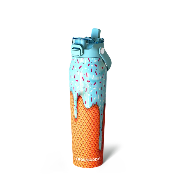 Bottle Buddy 32oz, Blue Ice Cream