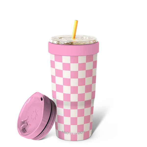 To-Go Buddy, Pink Checkered