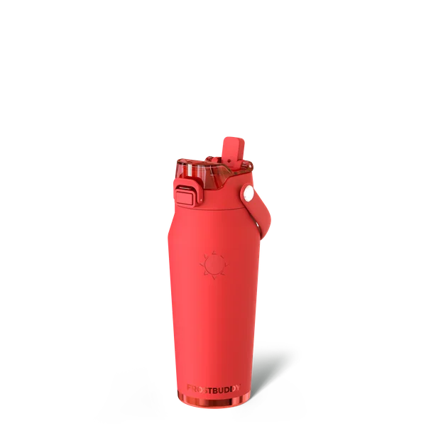 Bottle Buddy 16oz, Red — bottle16-red-rub
