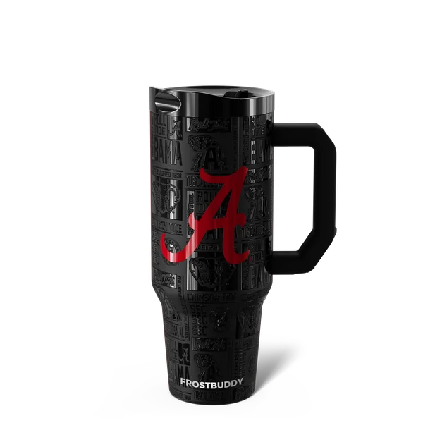 Thicc Buddy 40oz - Alabama Crimson Tide, Legacy — thicc40-alabama3dblack-one