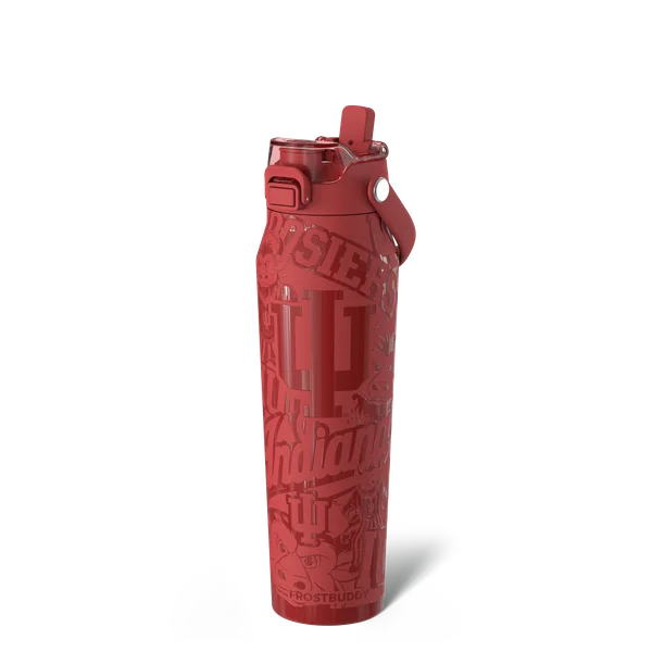 Bottle Buddy 32oz, Indiana Hoosiers, Color Rush